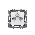 TV+FM+SAT Power Outlet with Surge Protection